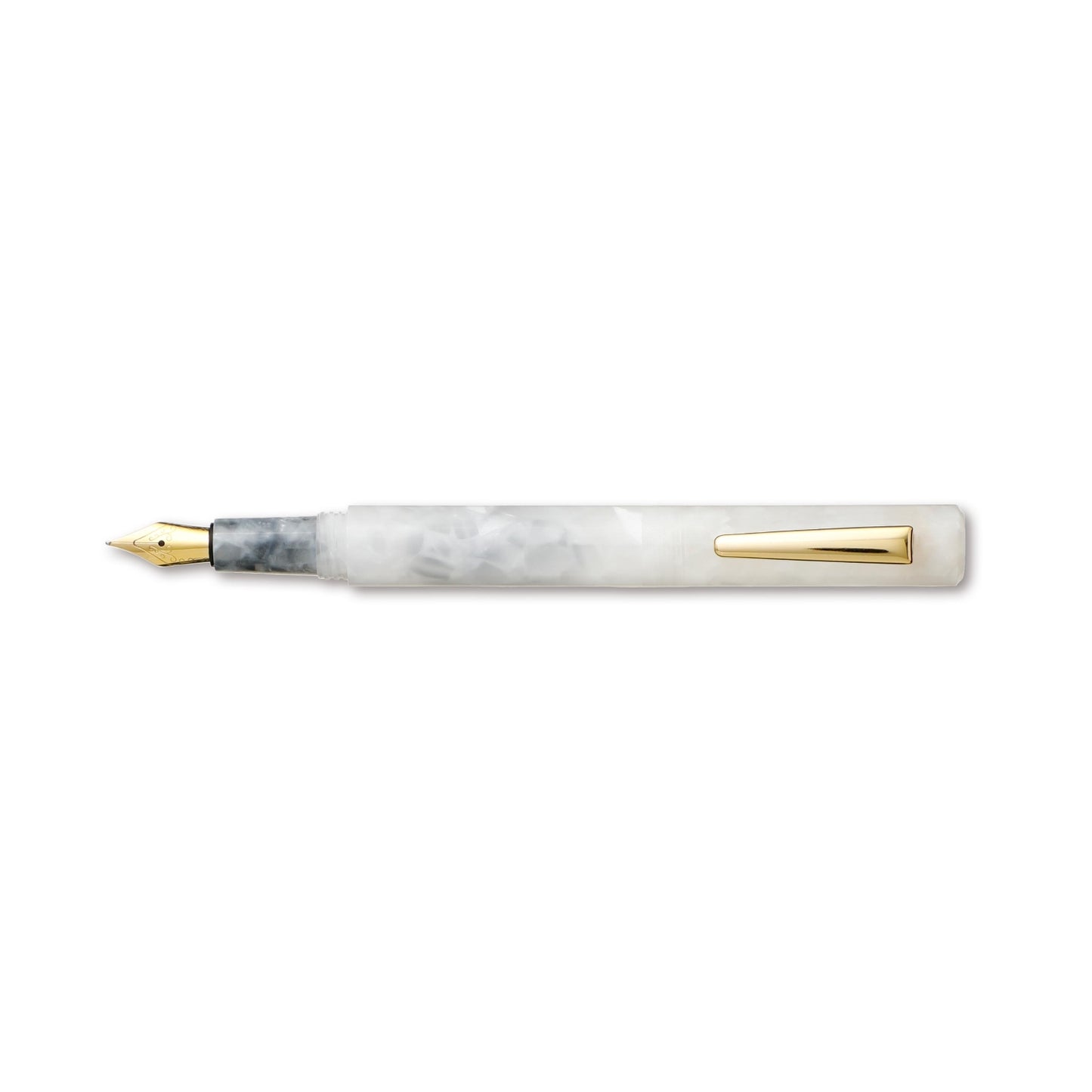 HIGHTIDE Marbled Fountain Pen Attaché White