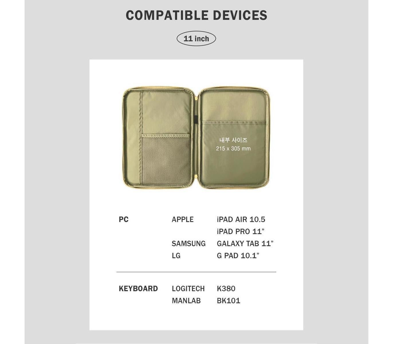 Funda icónica para iPad de 11 pulgadas en color lavanda