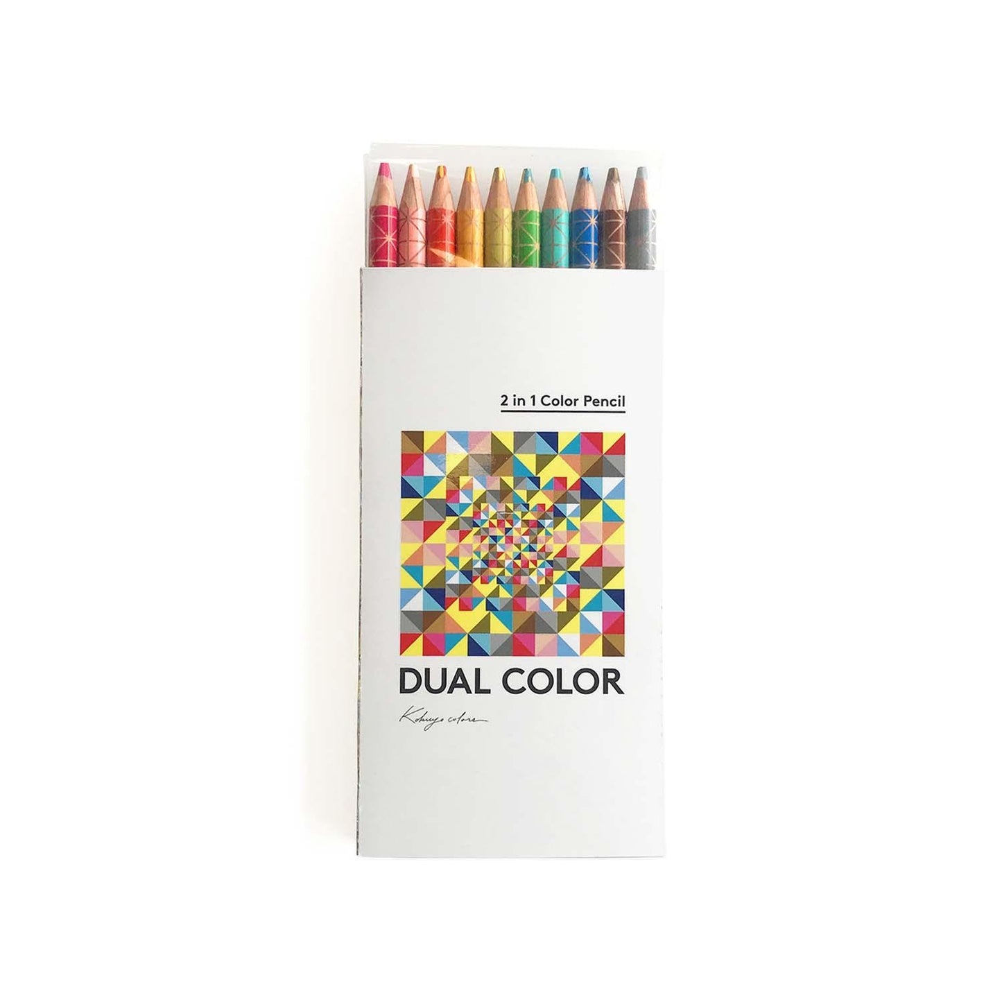 Kokuyo Dual Set of 10 Pencil Colors