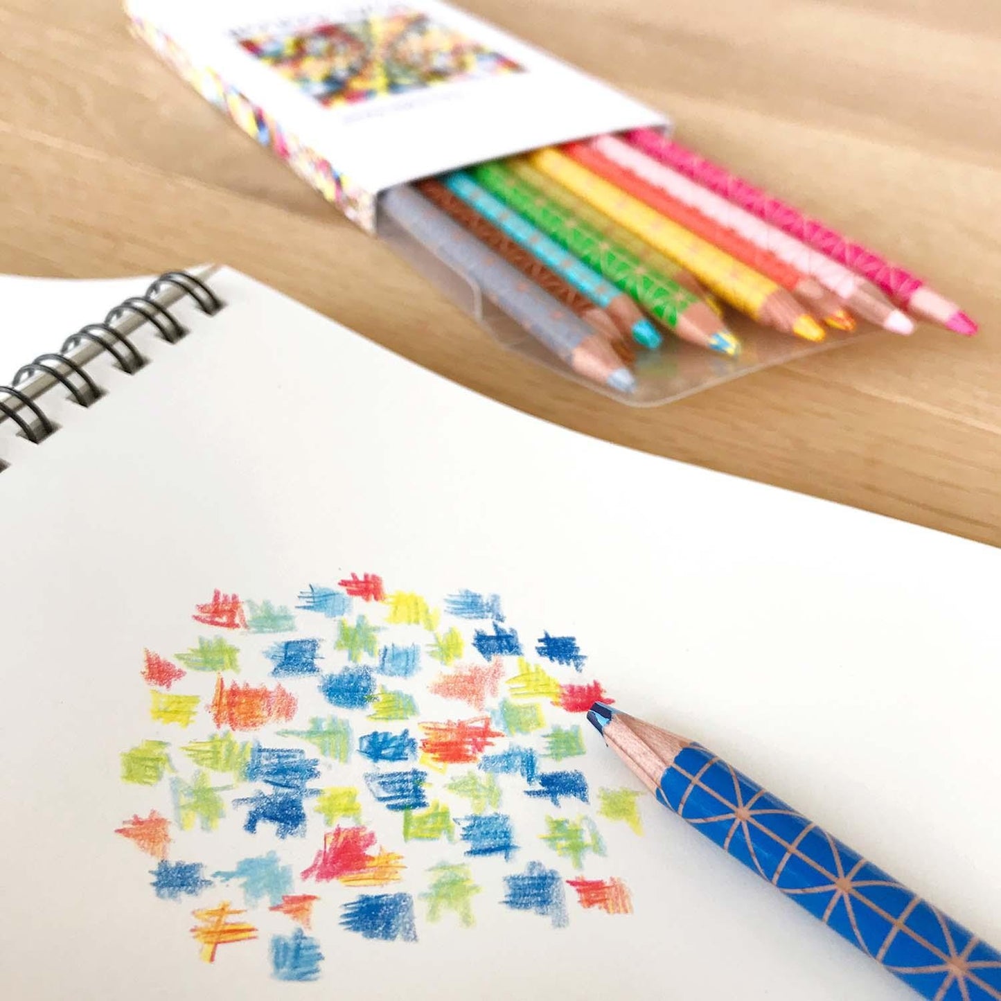 Kokuyo Dual Set of 10 Pencil Colors double colour in each pencil