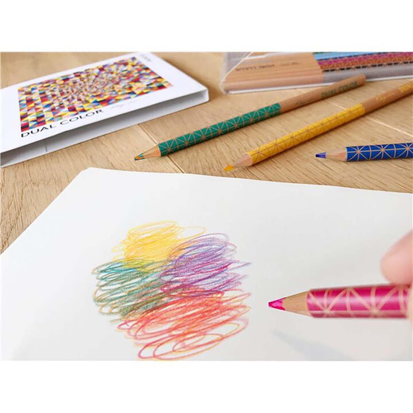 Kokuyo Dual Set of 10 Pencil Colors drawing