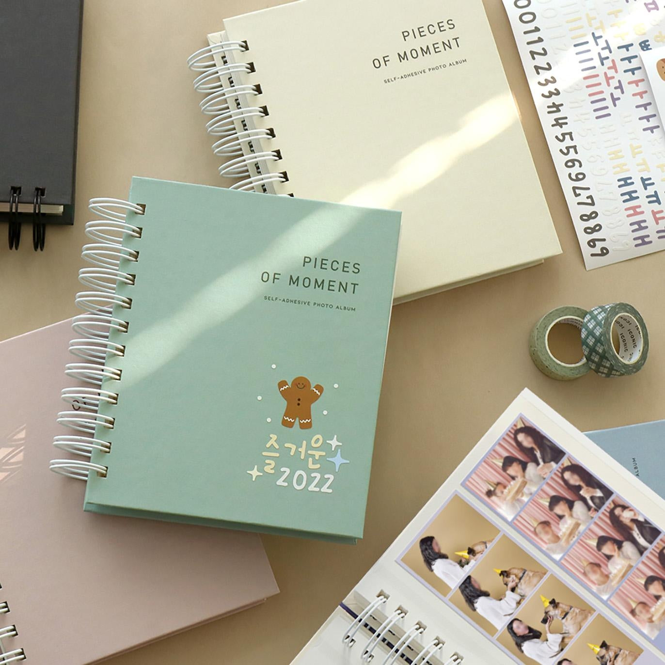 Lettering Sticky Photo Album Iconic Mint
