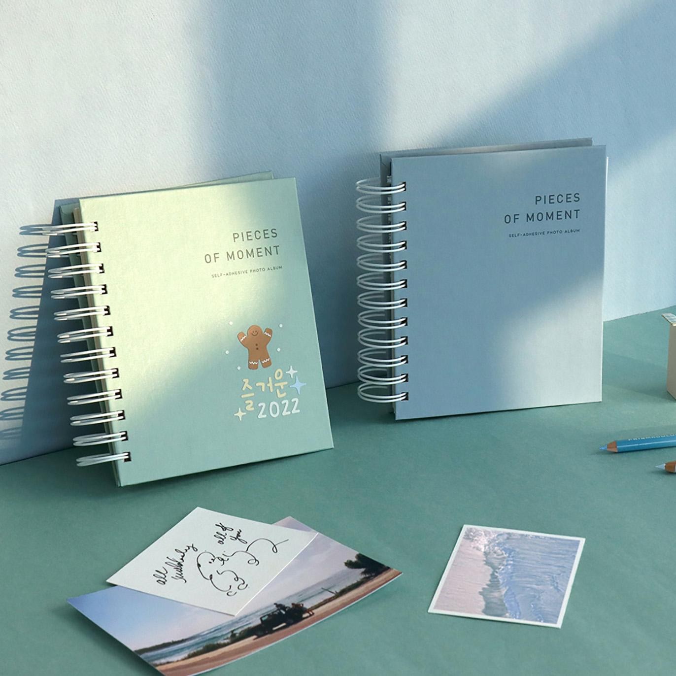 Lettering Sticky Photo Album Iconic Pale Blue size