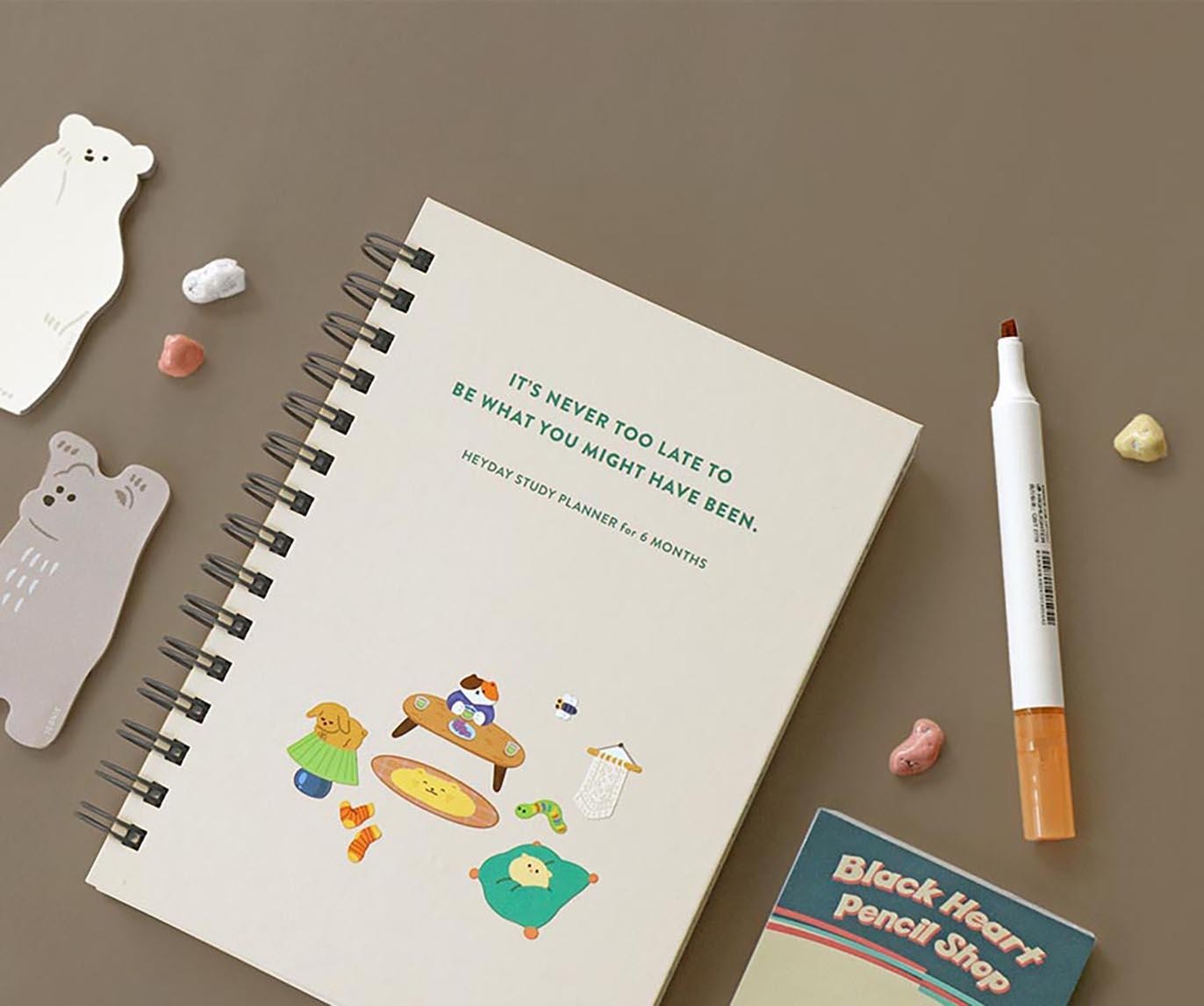 Planner A5 Hey Day Study Iconic Beige 6 months
