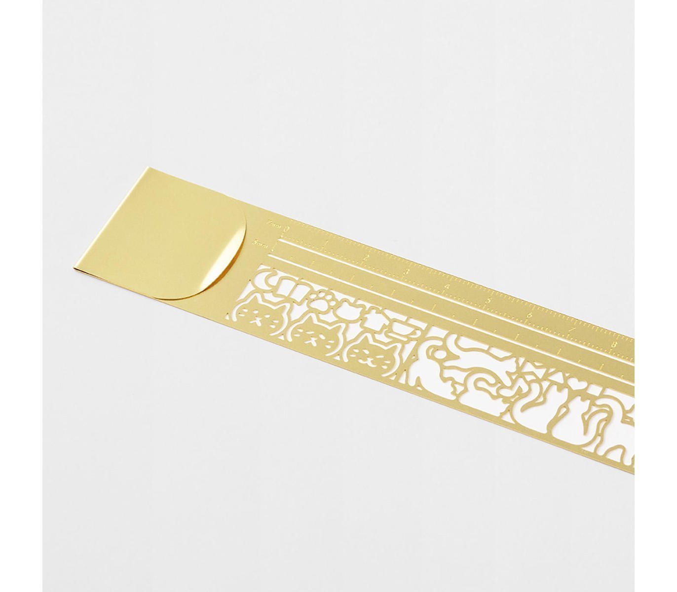 Midori Clip Ruler Cat A