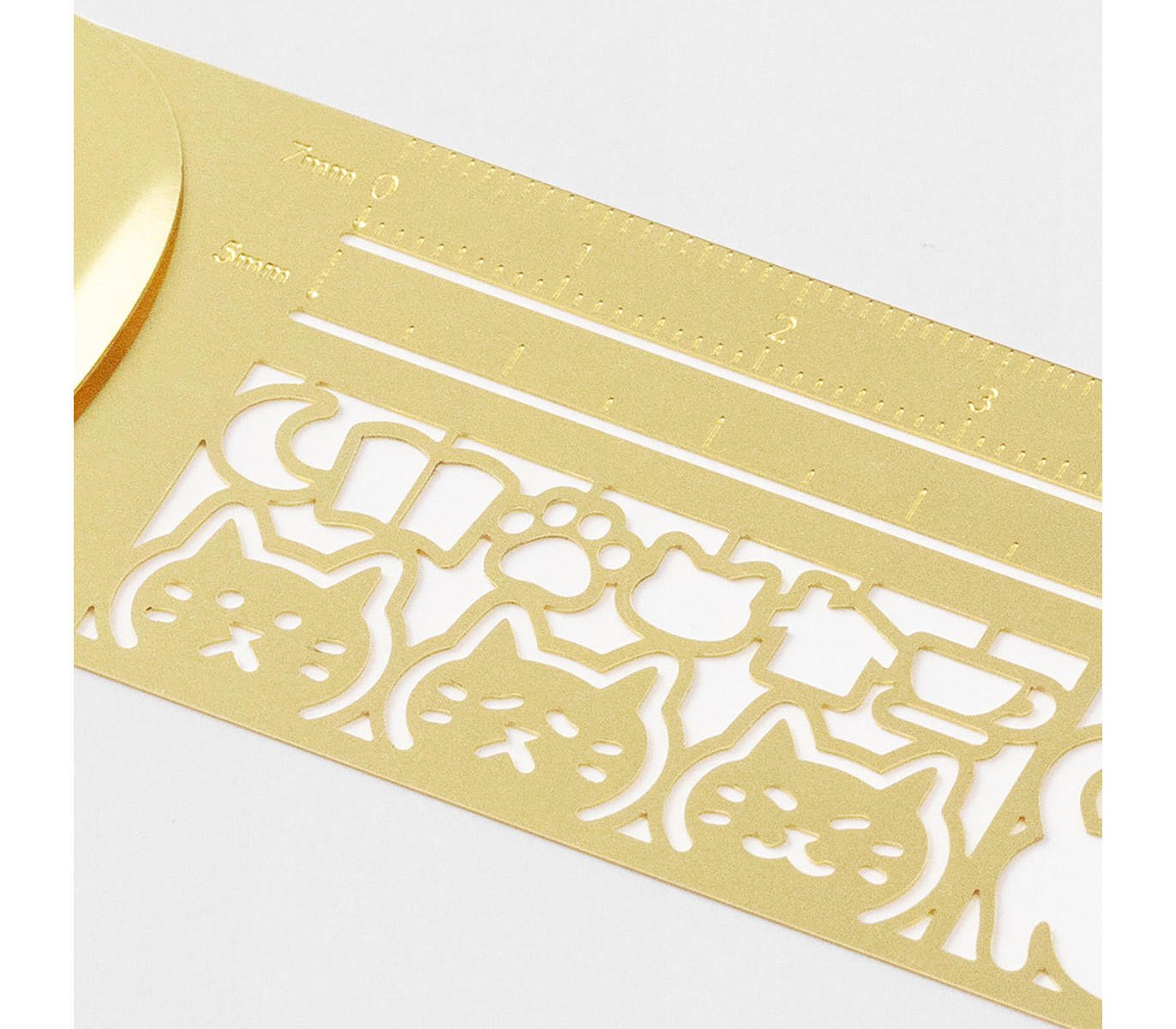 Midori Clip Ruler Cat A