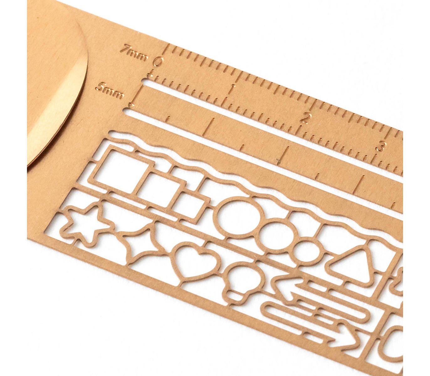 Midori Clip Ruler Copper A