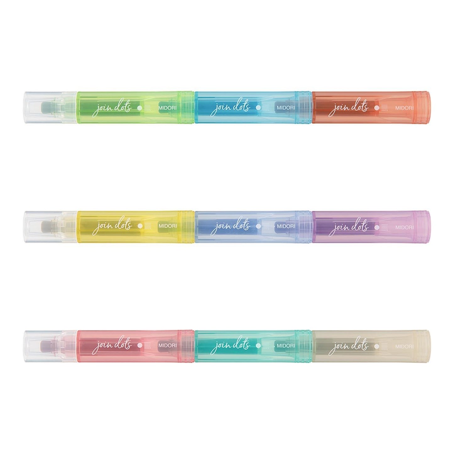 connecting pen dot colors midori 3 options