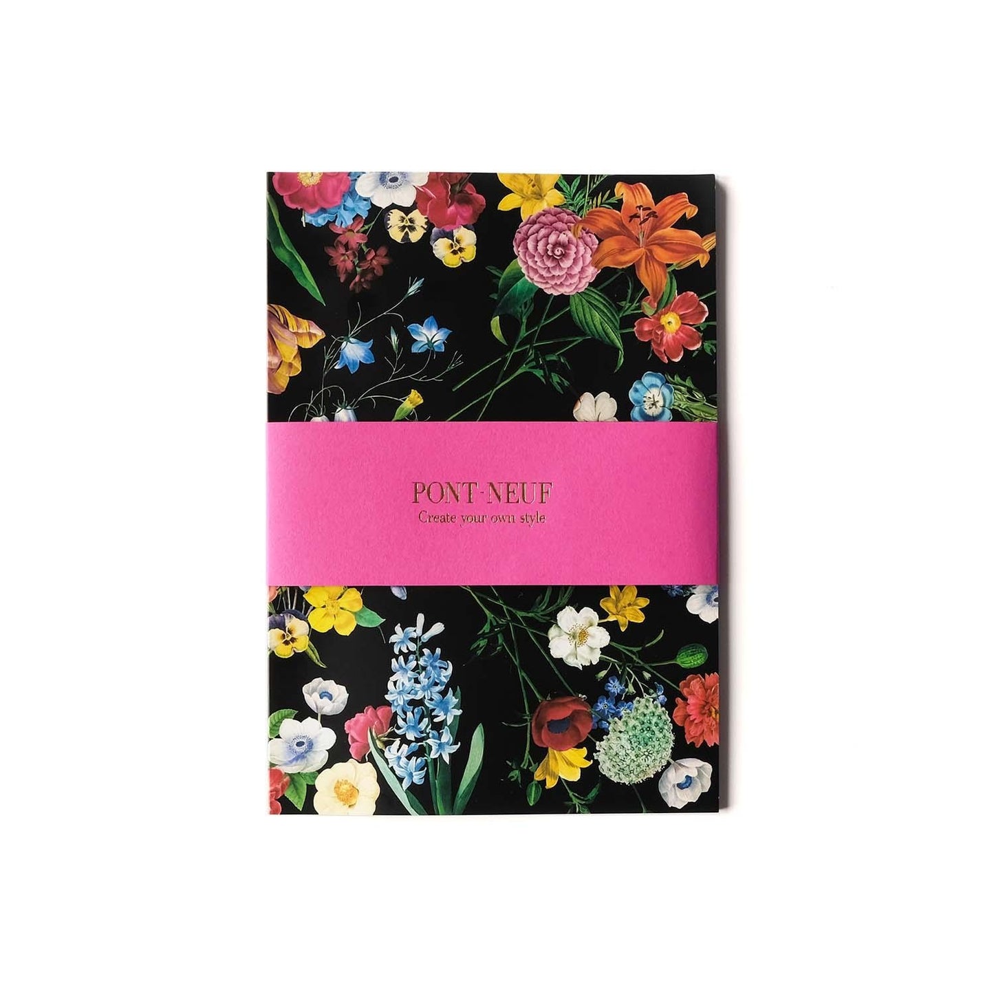 garden notebook pont neuf black front
