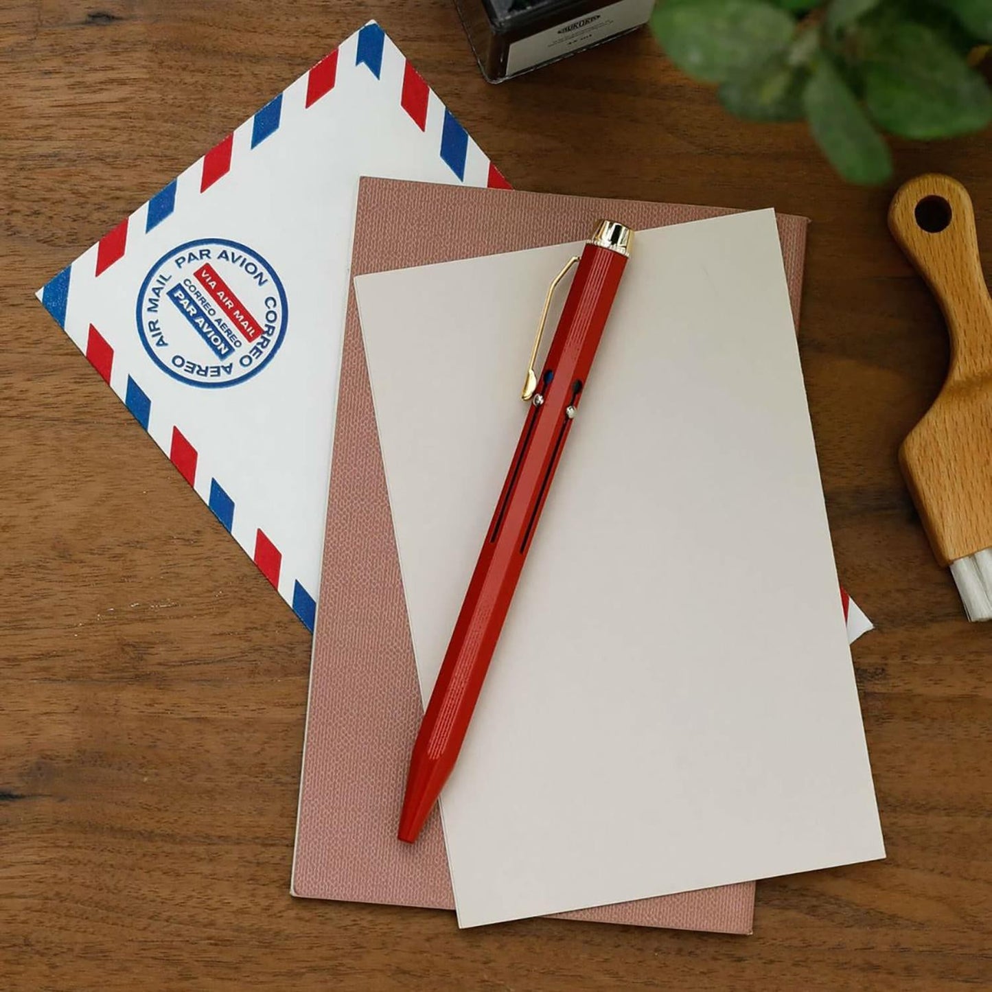 Hightide 4 Color Ballpoint Pen Red