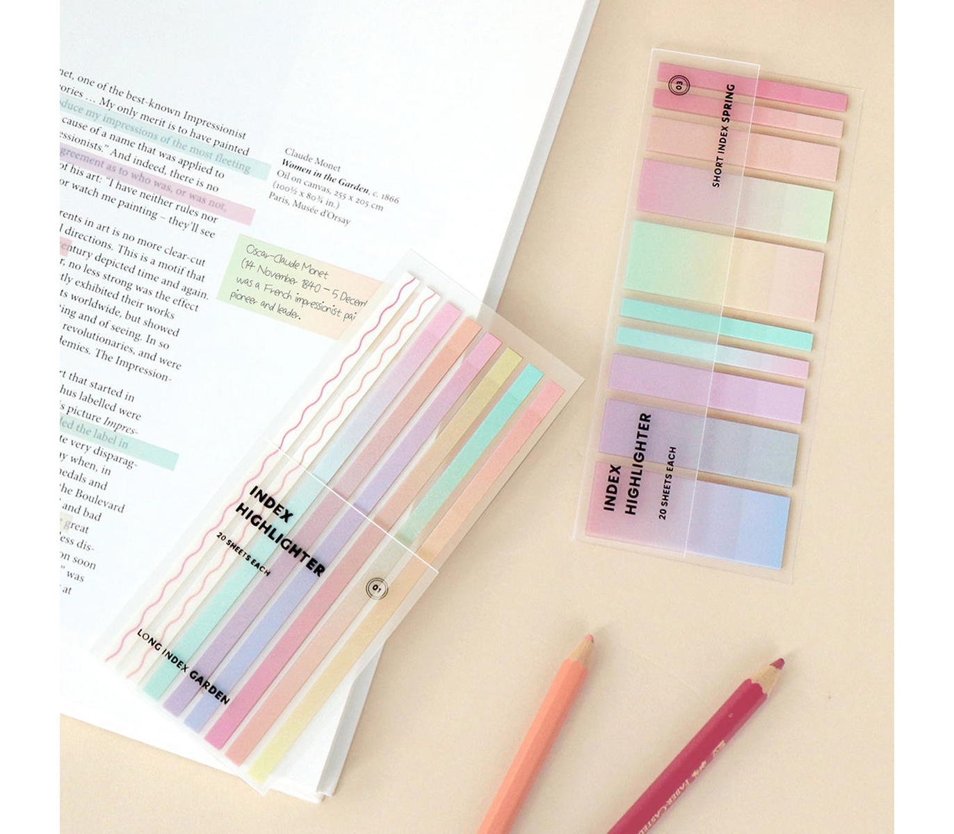Iconic Index Long Highlighter Garden