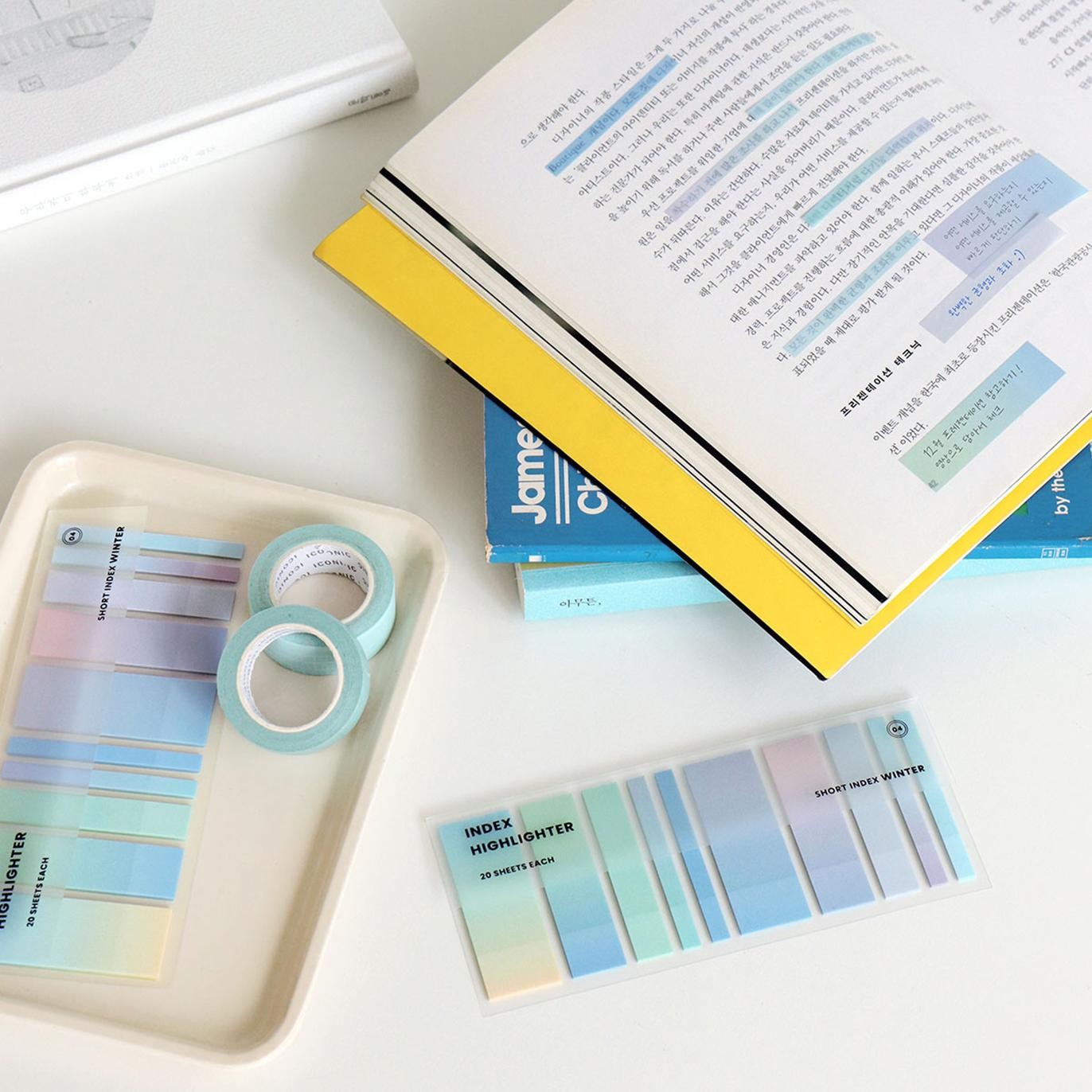 Iconic Index Highlighter Memo Winter Edition (Short)