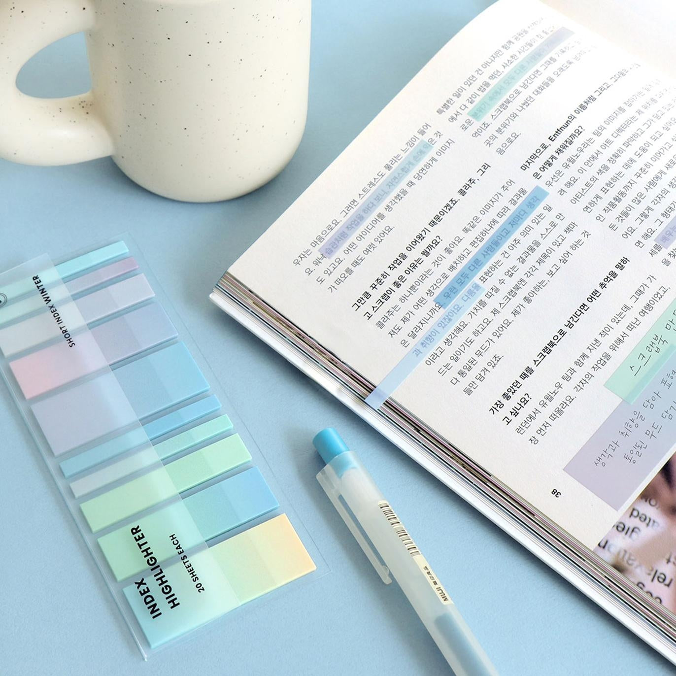 Iconic Index Highlighter Memo Winter Edition (Short)
