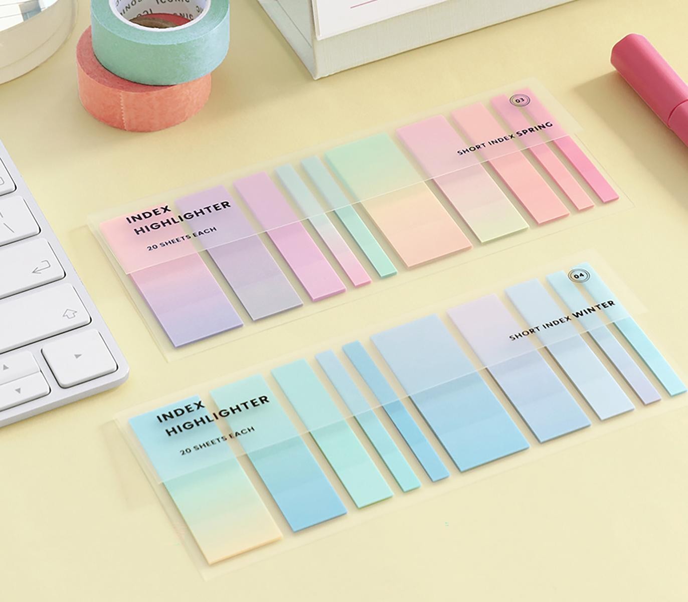 Iconic Index Highlighter Memo Winter Edition (Short)