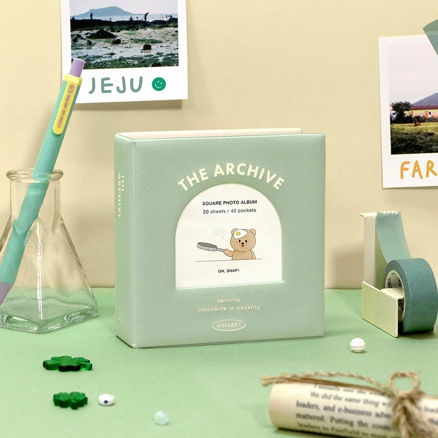 Mini Archive Square Iconic Cream Mint