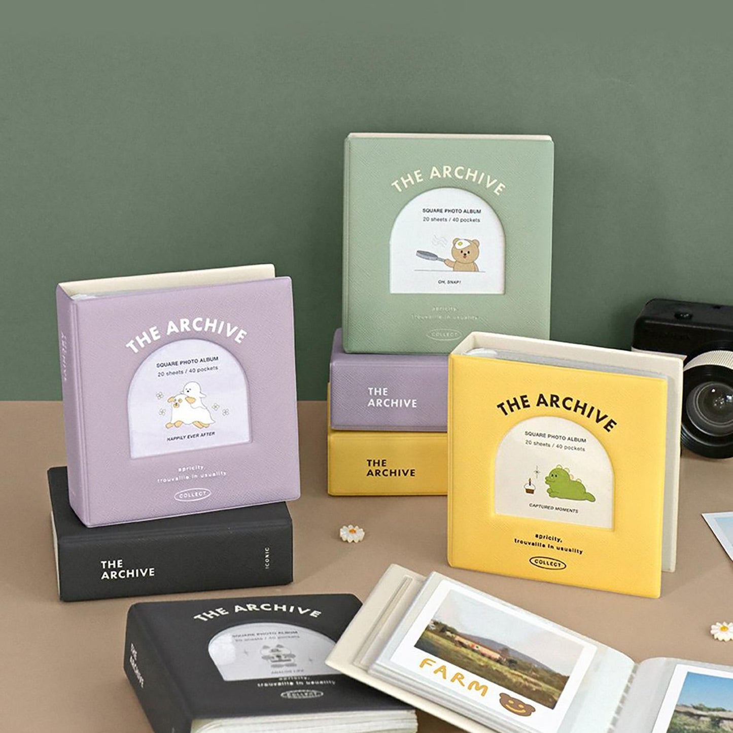 mini album archive square Iconic Yellow for insta pics