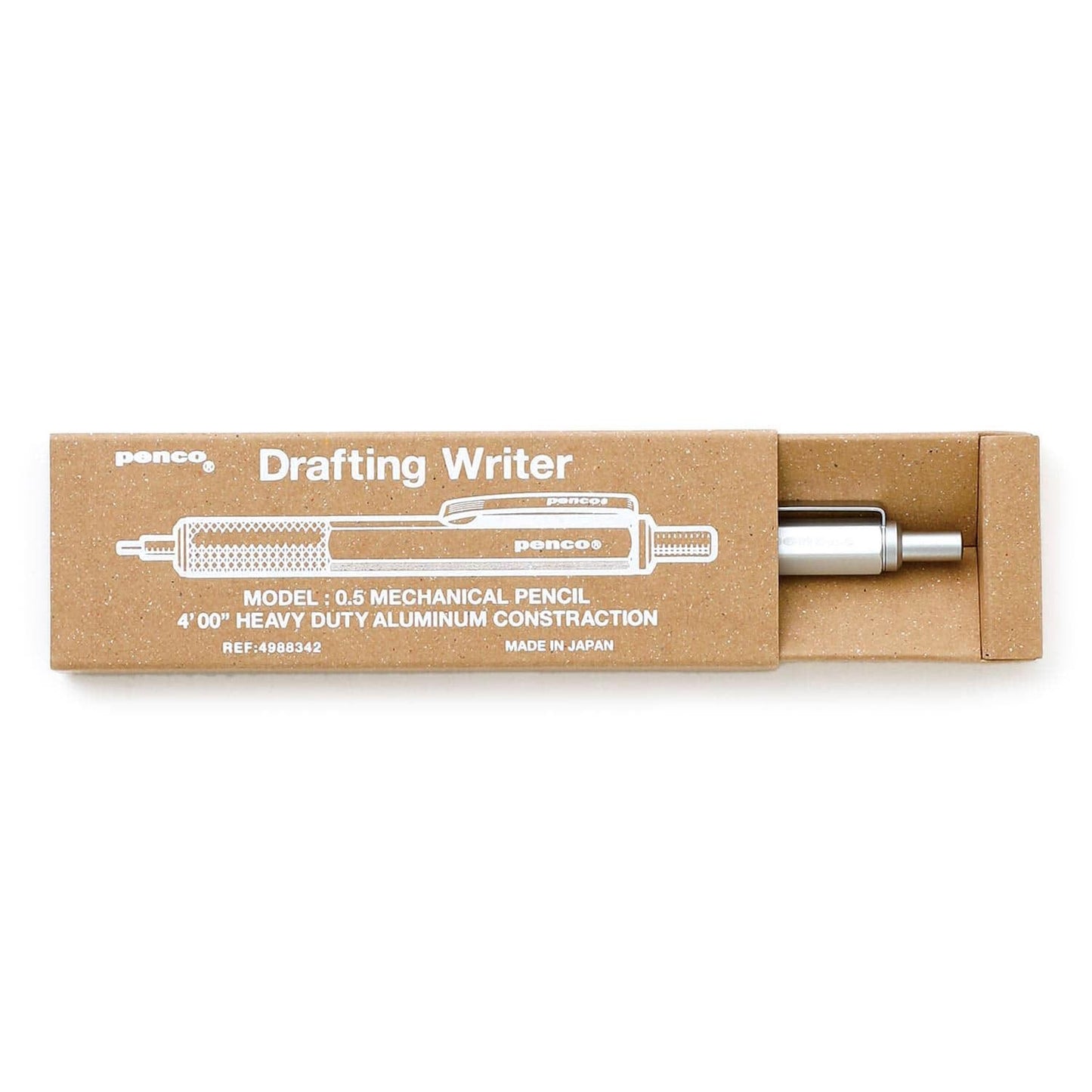 penco drafting mechanical pencil silver box