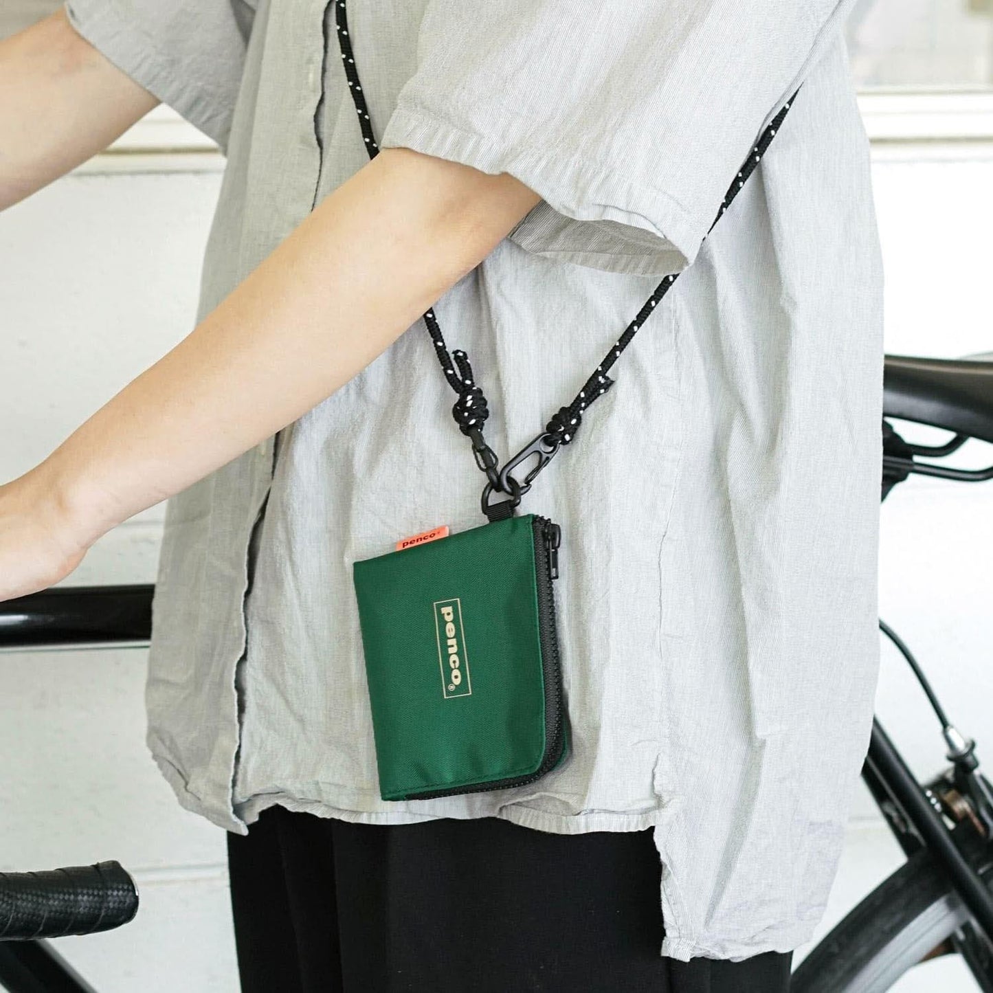 L-Zip Purse Dark Green