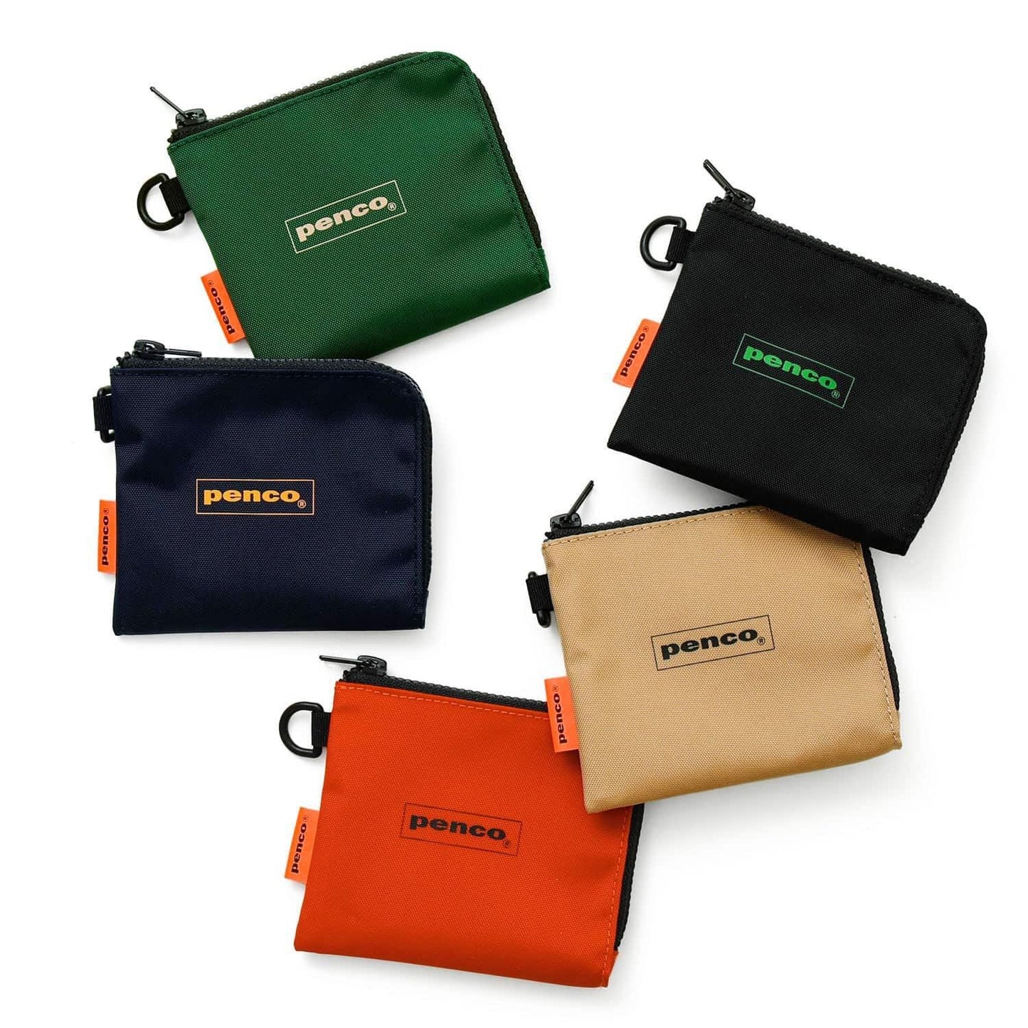L-Zip Purse Orange