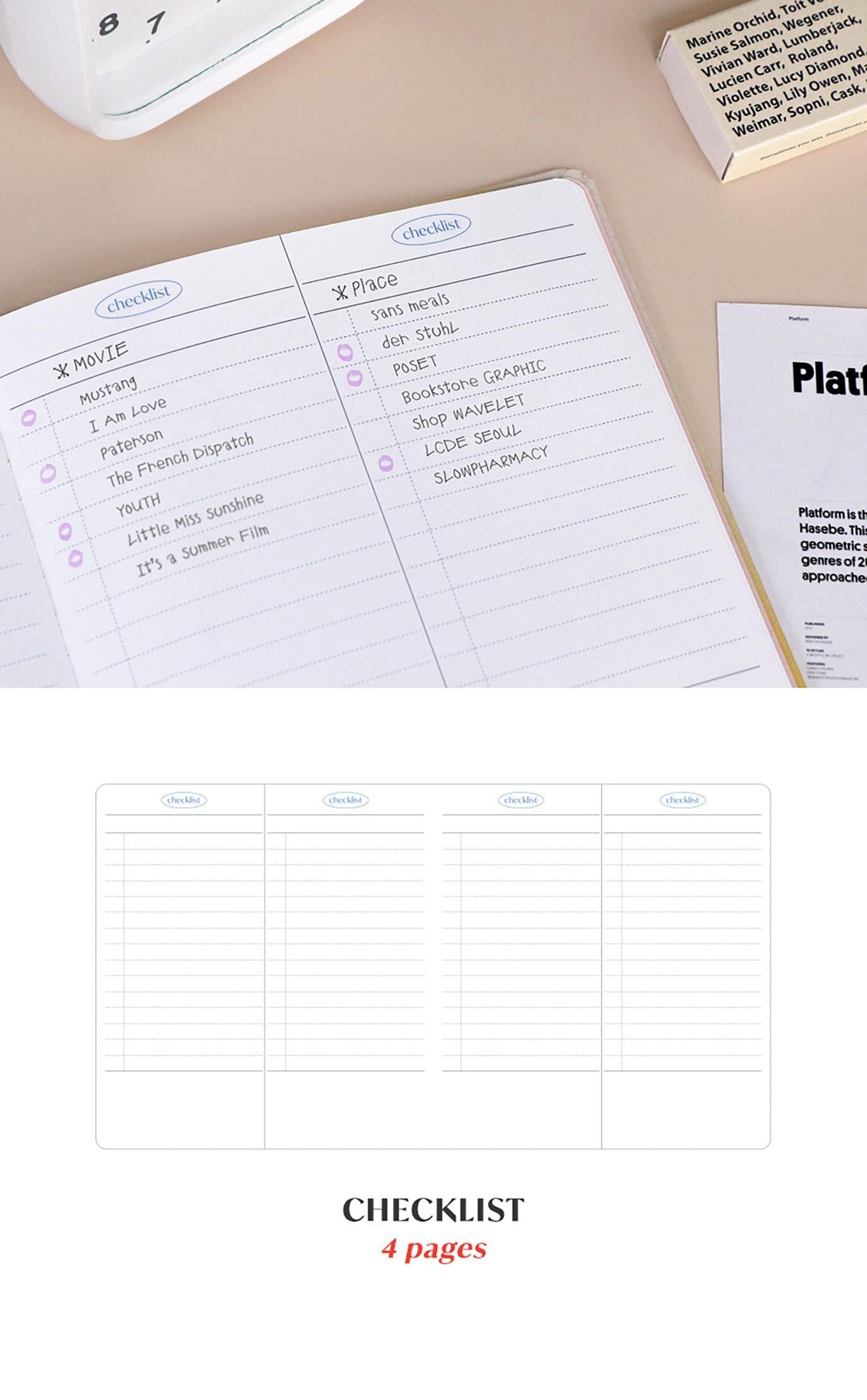Checklists for Planning - Task & Goal Organization