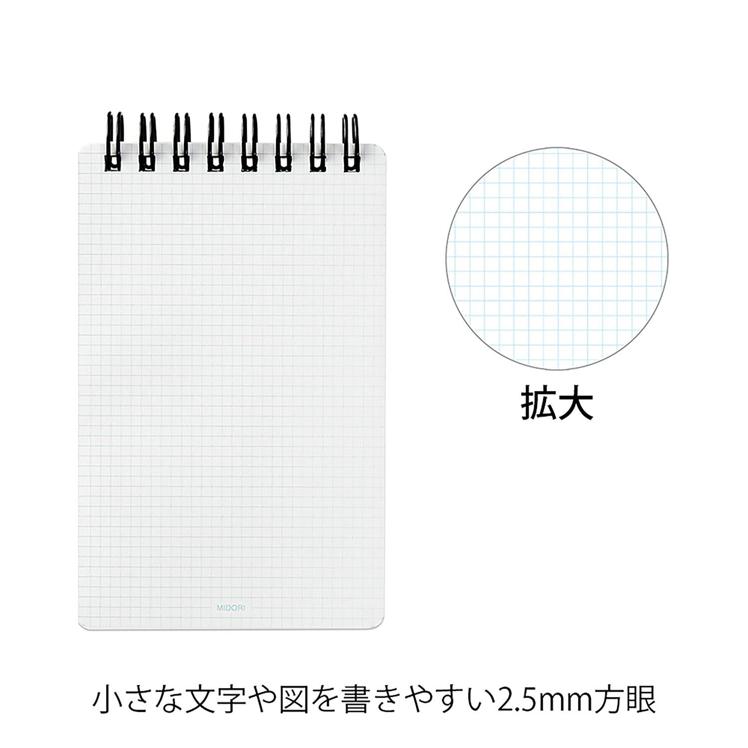 Midori Quick Open Memo Pad Patto Pink pages