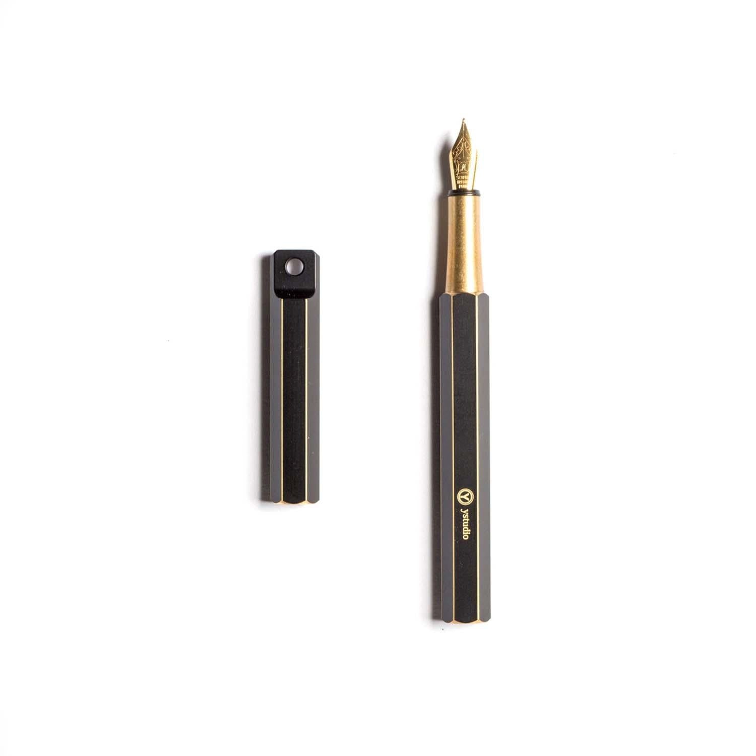 Ystudio | Classic Revolve Fountain Pen M – Portable-Black