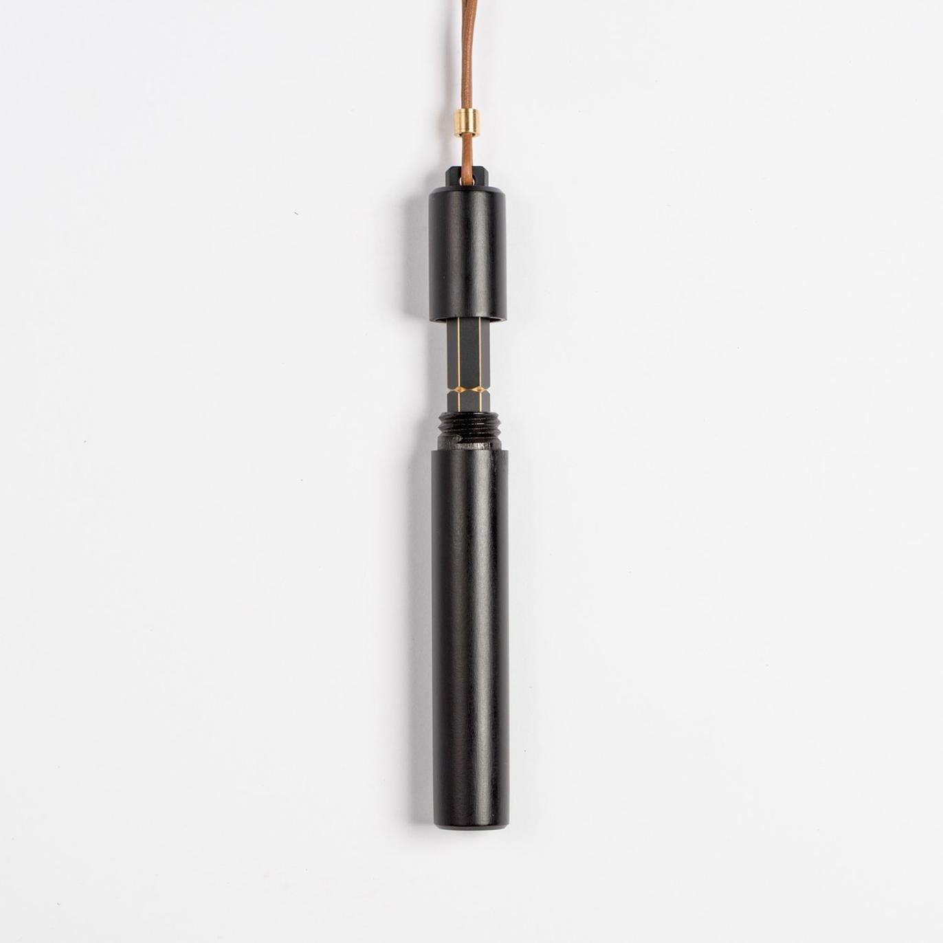 Ystudio | Classic Revolve Fountain Pen M – Portable-Black-detail