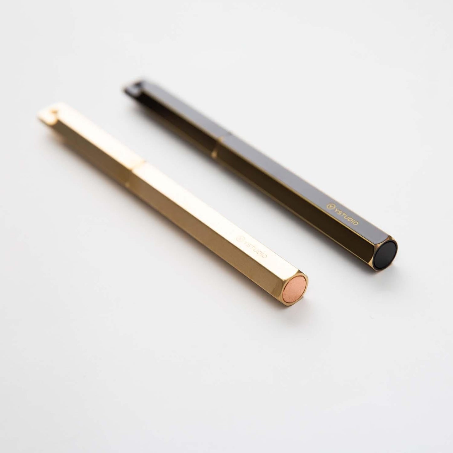 Ystudio | Classic Revolve Fountain Pen M – Portable-Brass or black