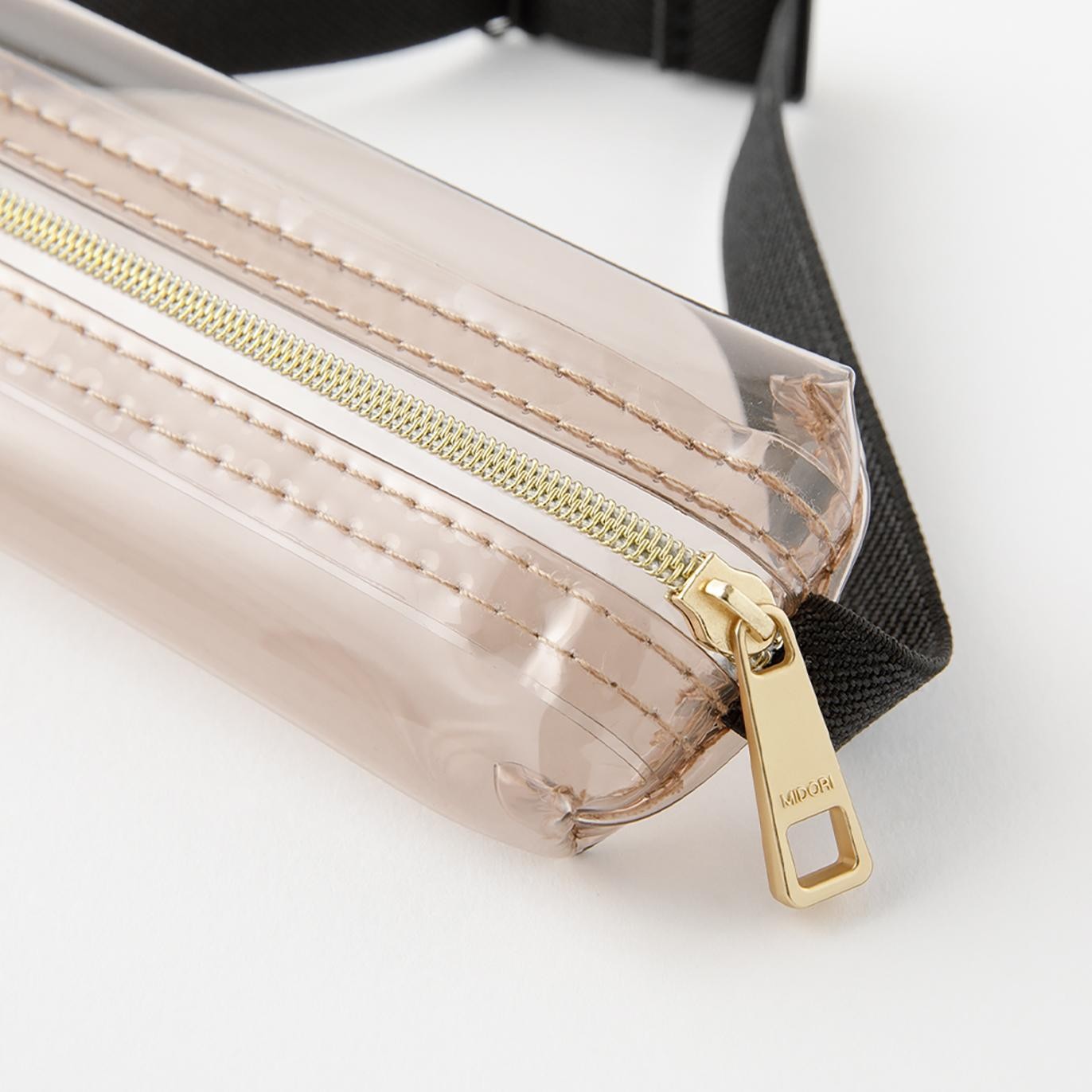 book band pen case rose color detail