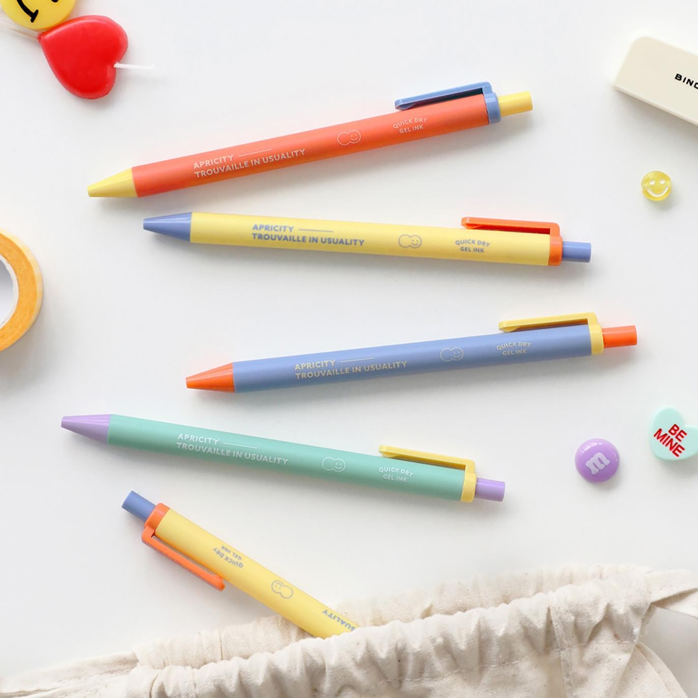 Bubbly Gel Pen Iconic 0.38 Tangerine