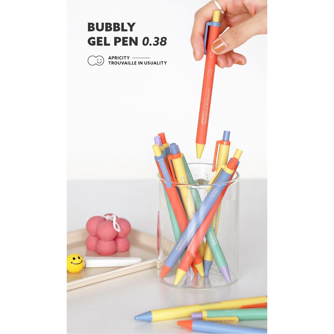Bubbly Gel Pen Iconic 0.38 Tangerine