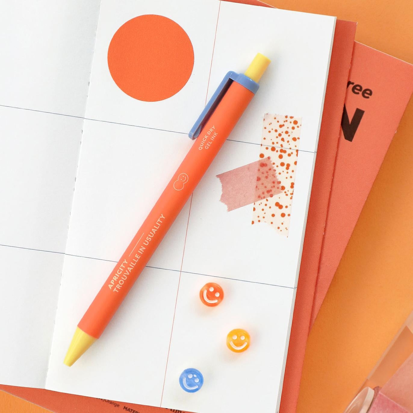 Bubbly Gel Pen Iconic 0.38 Tangerine