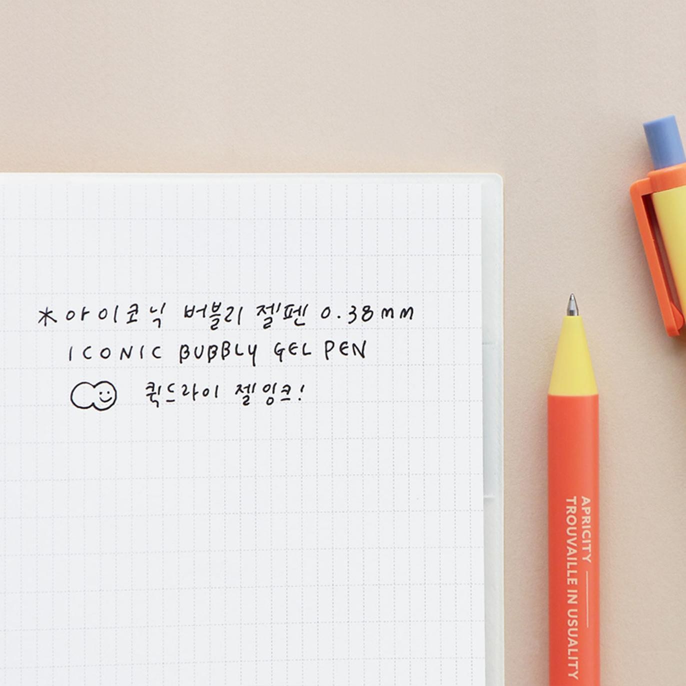 Bubbly Gel Pen Iconic 0.38 Tangerine